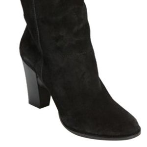 Jimmy Choo Music Black Suede Mid Calf boots 37
